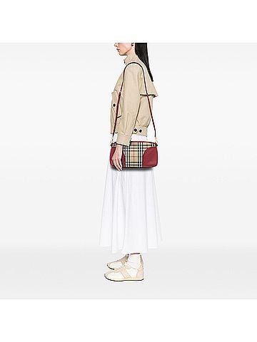 Burberry Haymarket Check Coated Canvas Chichester Crossbody (view 2)