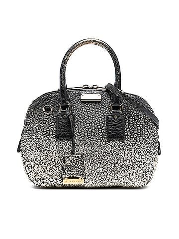 Burberry Small Ombre Metallic Grained Calfskin Orchard Bowling Bag (view 1)