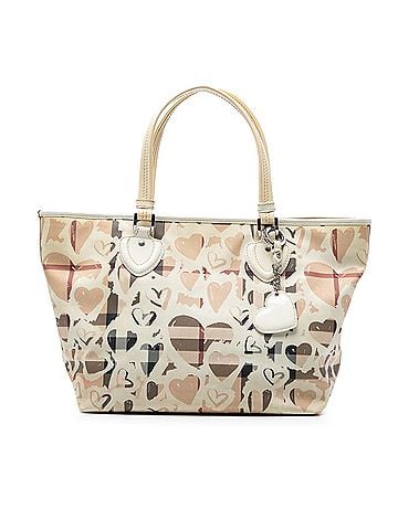 Burberry House Check Coated Canvas Hearts Gracie Tote (view 1)