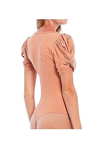 Free People puff sleeve bodysuit Short Sleeve Top (view 2)