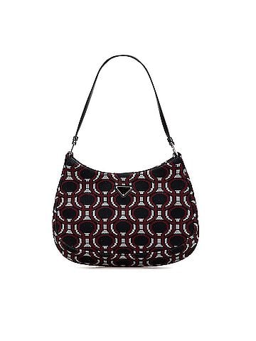 Prada Jacquard Knit Cleo Shoulder Bag (view 1)