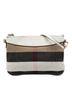 Burberry 100% Canvas Brown Mega Check Canvas Peyton Crossbody One size - photo 1