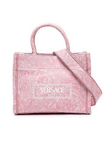 Versace Small Canvas Barocco Athena Tote (view 1)