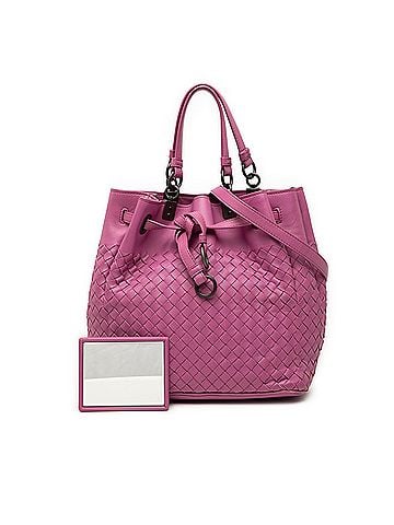 Bottega Veneta Nappa Intrecciato Bucket Bag (view 2)