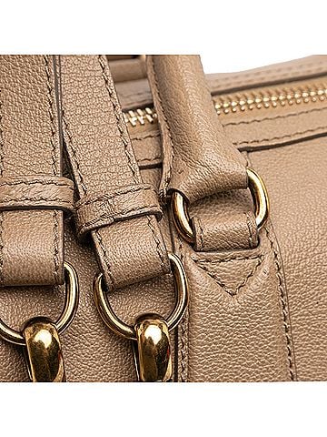 Burberry Medium Leather Kirley Satchel (view 2)