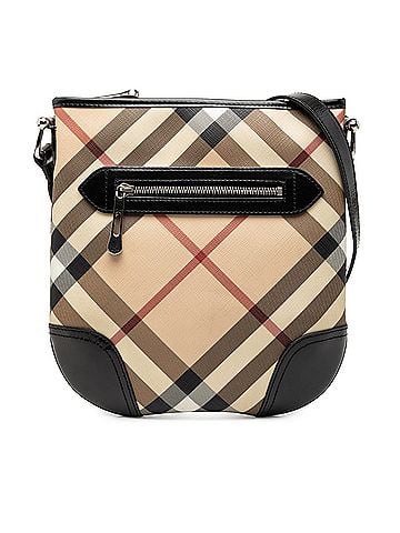 Burberry Supernova Check Coated Canvas Dryden Crossbody (view 1)