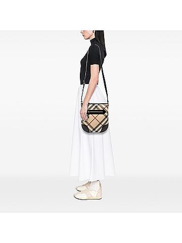 Burberry Supernova Check Coated Canvas Dryden Crossbody (view 2)