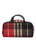 Burberry 100% Canvas Red Mini Exploded Check Canvas Handbag One size - photo 1
