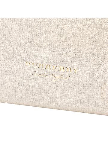 Burberry Medium Bicolor Leather and House Check Banner Satchel (view 2)