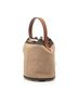 Céline 100% Raffia Brown Small Triomphe Raffia Drawstring Bucket Bag One size - photo 3