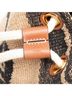 Céline 100% Raffia Brown Small Triomphe Raffia Drawstring Bucket Bag One size - photo 7