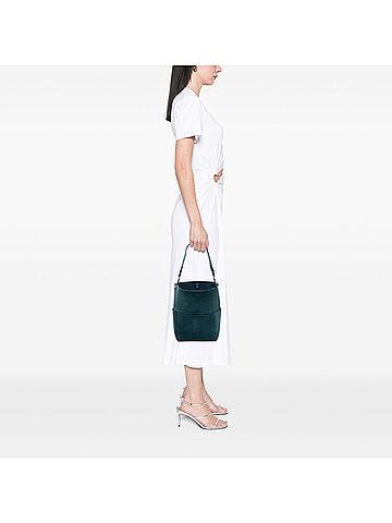 Céline Medium Suede Seau Sangle Bucket Bag (view 2)