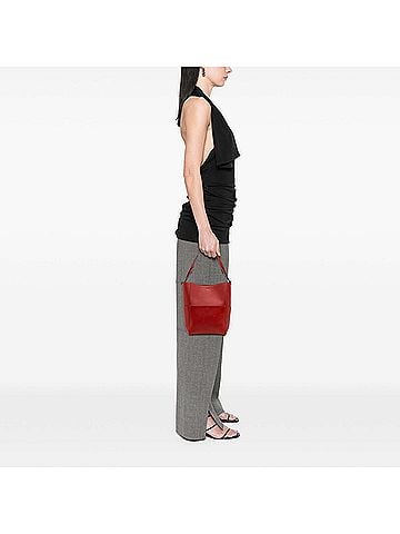 Céline Medium Leather Seau Sangle Bucket Bag (view 2)