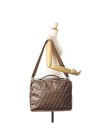 Fendi Zucca Coated Canvas Karligraphy Travel Bag (view 2)