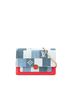 Louis Vuitton 100% Coated Canvas Blue Monogram Denim Patchwork Fiore Chain Wallet One size - photo 1