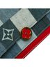 Louis Vuitton 100% Coated Canvas Blue Monogram Denim Patchwork Fiore Chain Wallet One size - photo 8