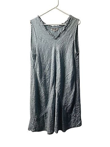 Flax Ruffle V-Neck dress by Flax Casual Dress (view 1)