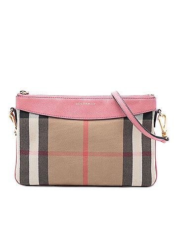 Burberry House Check Canvas Derby Peyton Crossbody (view 1)
