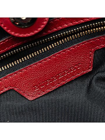 Burberry Small Haymarket Check Coated Canvas and Calfskin Canterbury Tote (view 2)