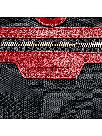 Burberry Small Haymarket Check Coated Canvas and Calfskin Canterbury Tote (view 2)