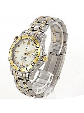 Omega Omega Seamaster Professional Two-Tone Stainless Steel x Yellow Gold Quartz Watch (view 2)