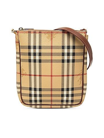 Burberry Haymarket Check Coated Canvas Crossbody (view 1)