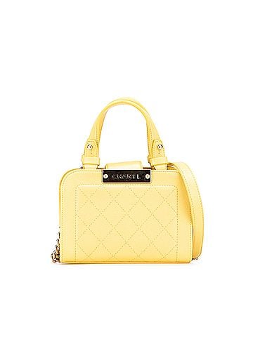 Chanel Mini Calfskin Label Click Shopping Tote (view 1)