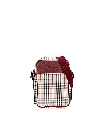 Burberry House Check Canvas Crossbody (view 1)
