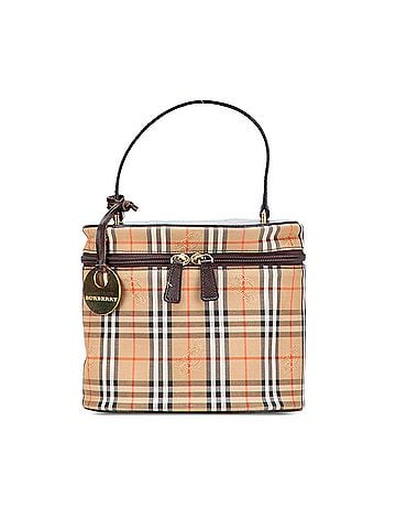 Burberry Haymarket Check Canvas Vanity Bag (view 1)