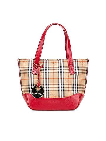 Burberry Haymarket Check Canvas Handbag (view 1)