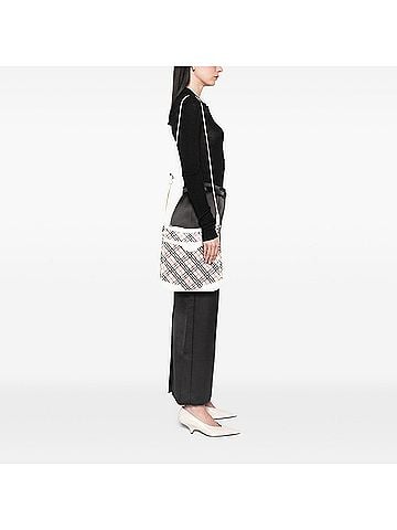 Burberry Nova Check Canvas Crossbody (view 2)