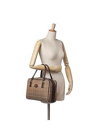 Burberry Vintage Check Canvas Handbag (view 2)