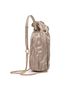 Chanel 100% Leather Gold Medium Metallic Calfskin Coco Pleats Drawstring Backpack One size - photo 3
