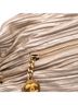 Chanel 100% Leather Gold Medium Metallic Calfskin Coco Pleats Drawstring Backpack One size - photo 8