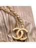 Chanel 100% Leather Gold Medium Metallic Calfskin Coco Pleats Drawstring Backpack One size - photo 9