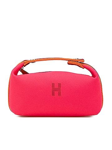 Hermès Small Toile Bride A Brac Case (view 1)