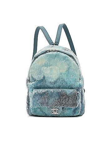 Chanel Mini Sequins and Lambskin Waterfall Backpack (view 1)
