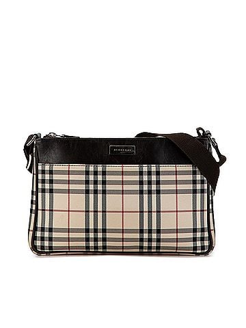 Burberry House Check Canvas Crossbody (view 1)