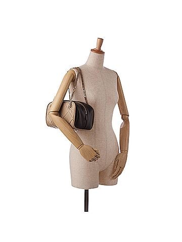 Burberry Quilted Cube Chain Shoulder Bag (view 2)