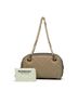 Burberry 100% Leather Brown Quilted Cube Chain Shoulder Bag One size - photo 10