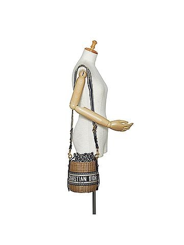 Dior Oblique Wicker Bucket Bag (view 2)