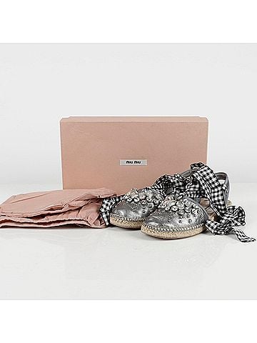 Miu Miu Crystal Espadrille Size (view 1)