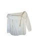 Tibi White Long Sleeve T-Shirt Size 6 - photo 1