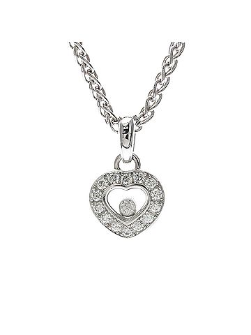 Chopard Chopard Happy Diamonds Necklace 791084 White Gold (18K) Diamond Women,Men Fashion Pendant Necklace (Silver) (view 1)