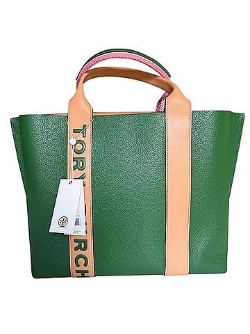 Tory Burch Perry Multi-Stripe Triple-Compartment Tote Tote (view 1)