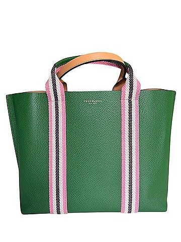 Tory Burch Perry Multi-Stripe Triple-Compartment Tote Tote (view 2)