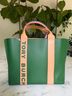 Tory Burch 100% Leather Print Green Pink Tote One size - photo 4