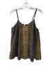 Camilla 100% Silk Animal Print Snake Print Gray Brown Sleeveless Blouse Size M - photo 2