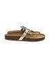 Tory Burch 100% Leather Solid Gold Brown Sandals Size 6 1/2 - photo 1