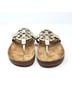 Tory Burch 100% Leather Solid Gold Brown Sandals Size 6 1/2 - photo 5